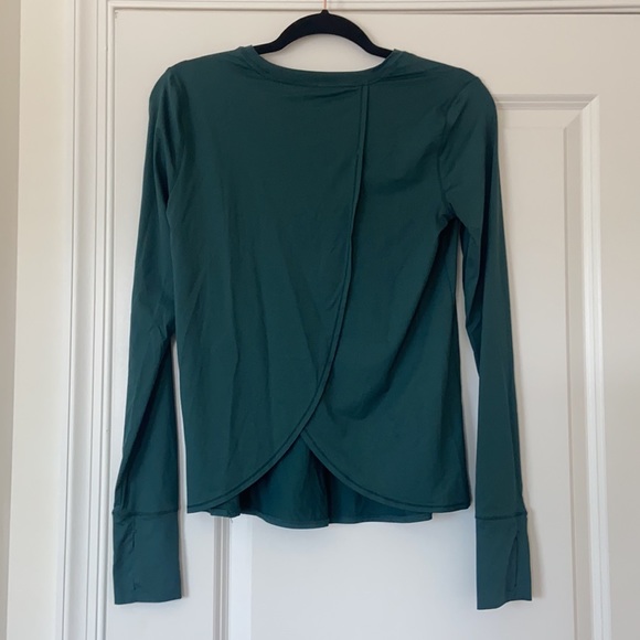Athleta Sunlover UPF Tulip Back Top in Dark Jade - Picture 4 of 5